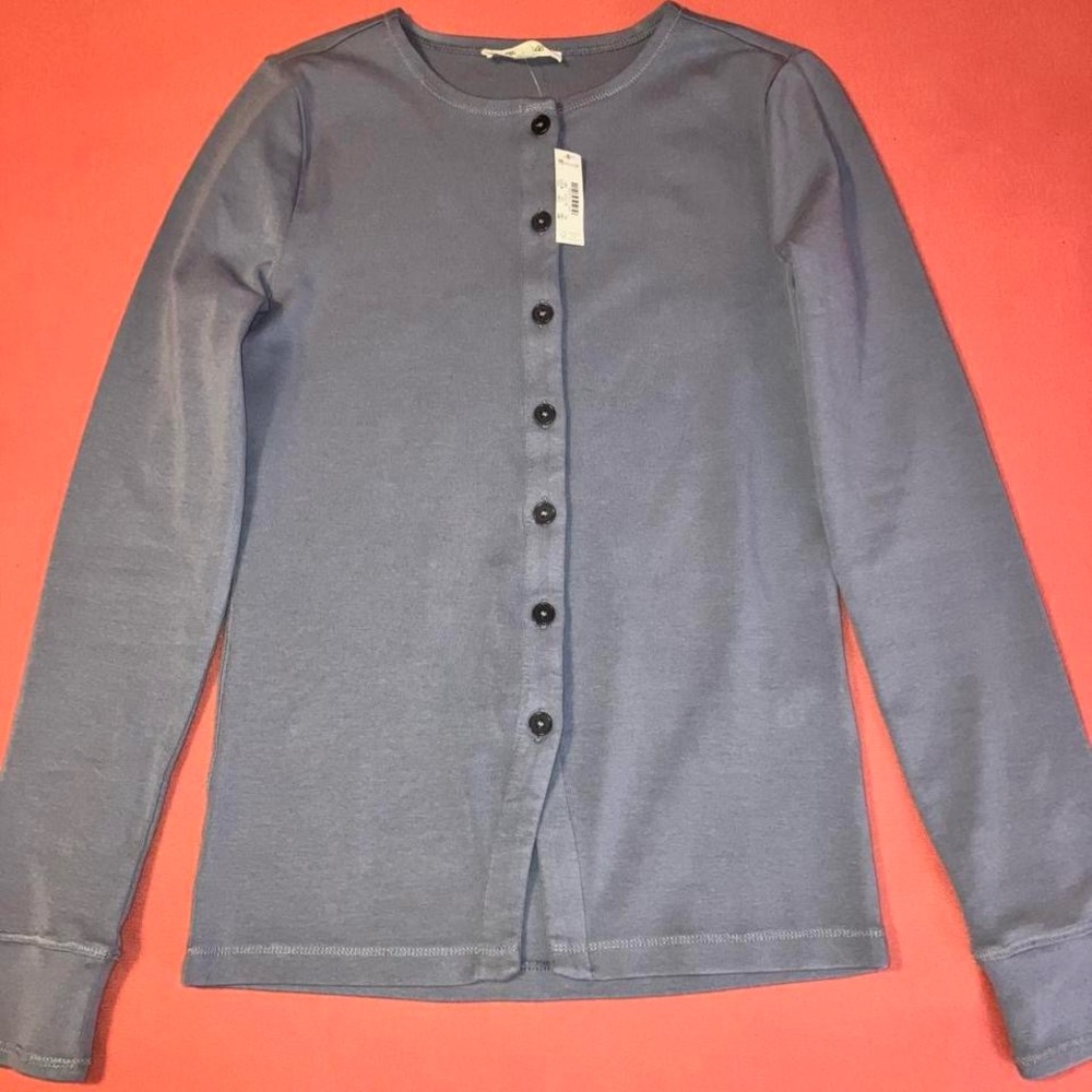 Madewell ribbed button front cardigan